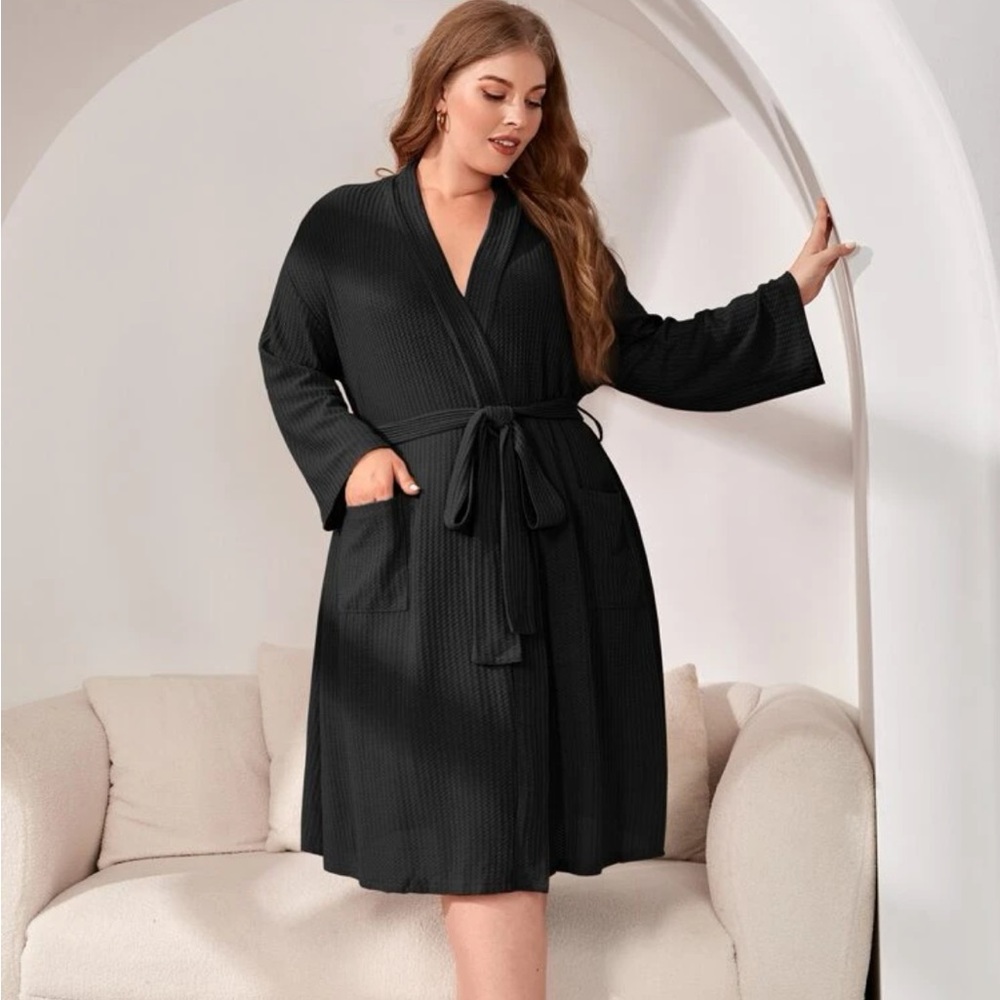 Shein belted robe